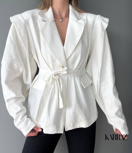 جاكيت كتان مميز